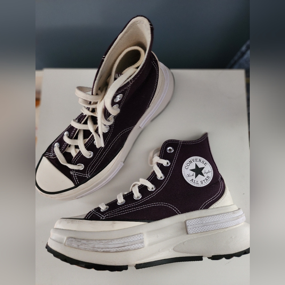 Converse High-Top Sneakers Plain Dark Purple
